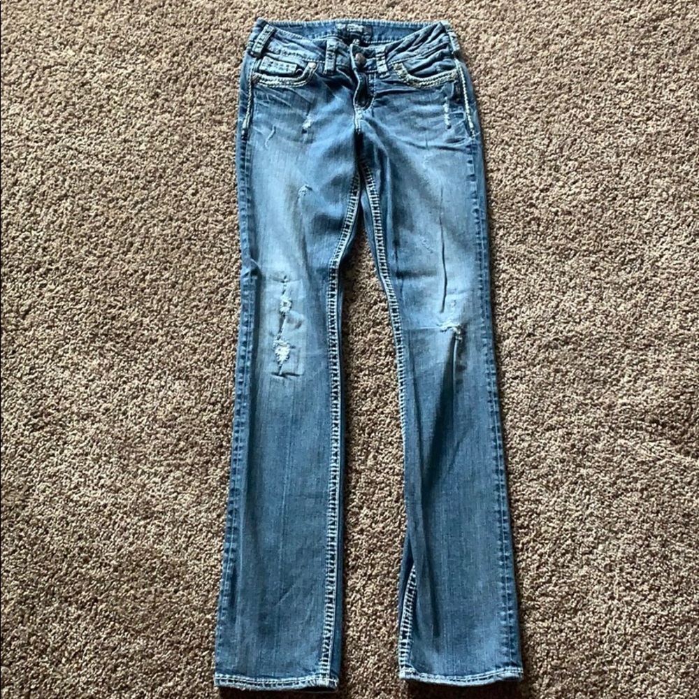 Silver ‘suki’ jeans
